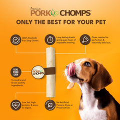 Pork Chomps sachet refermable, frais conservés entre les friandises