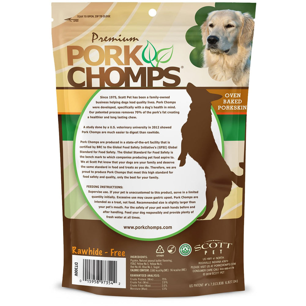 Pork Chomps sans-additifs-artificiels: option naturelle et digestible.