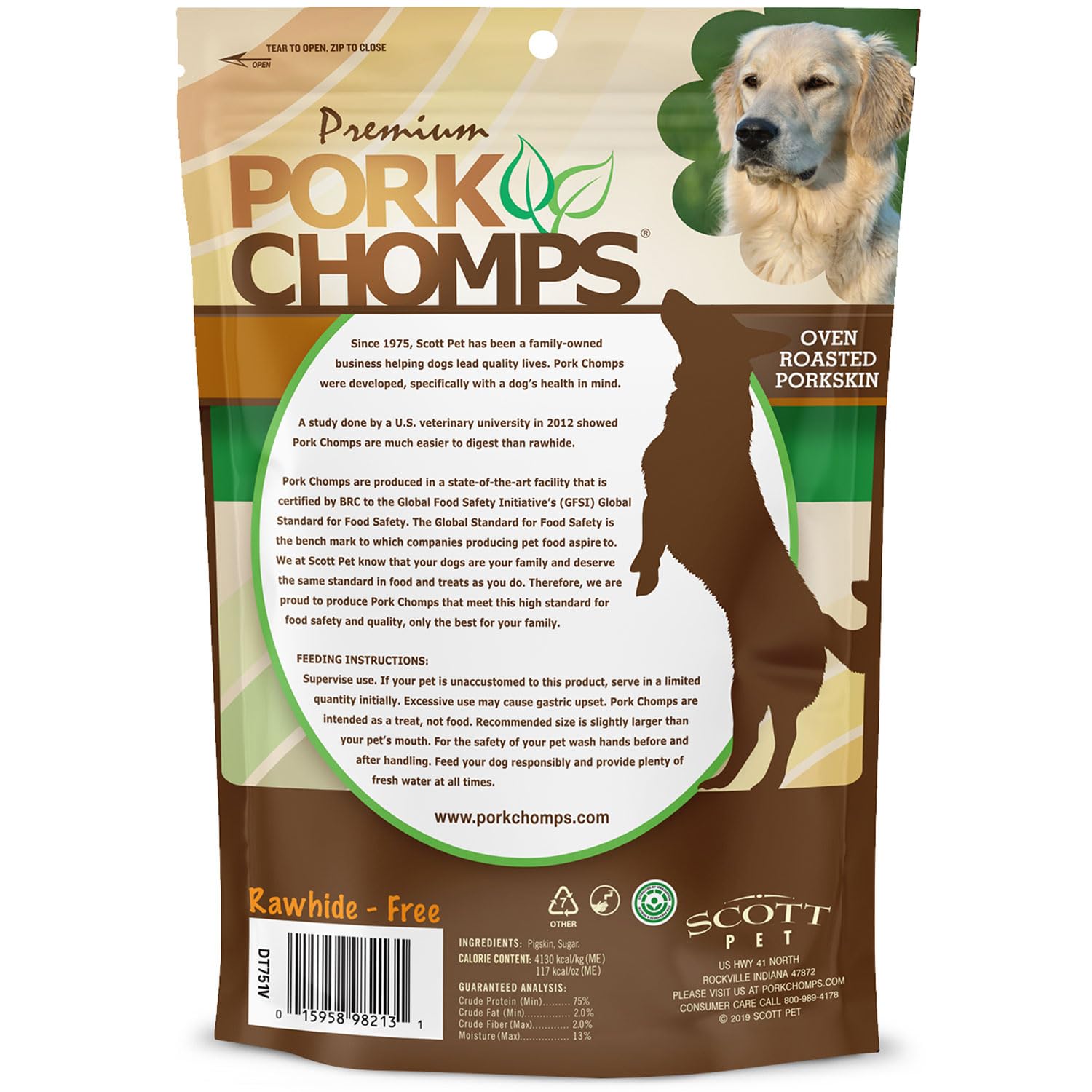Pork Chomps récompense quotidienne, idéal pour entraînement et enrichment