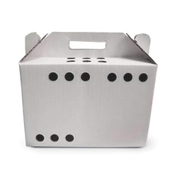 Porte-animaux en carton pour petits animaux, transport sûr et léger lors des déplacements.