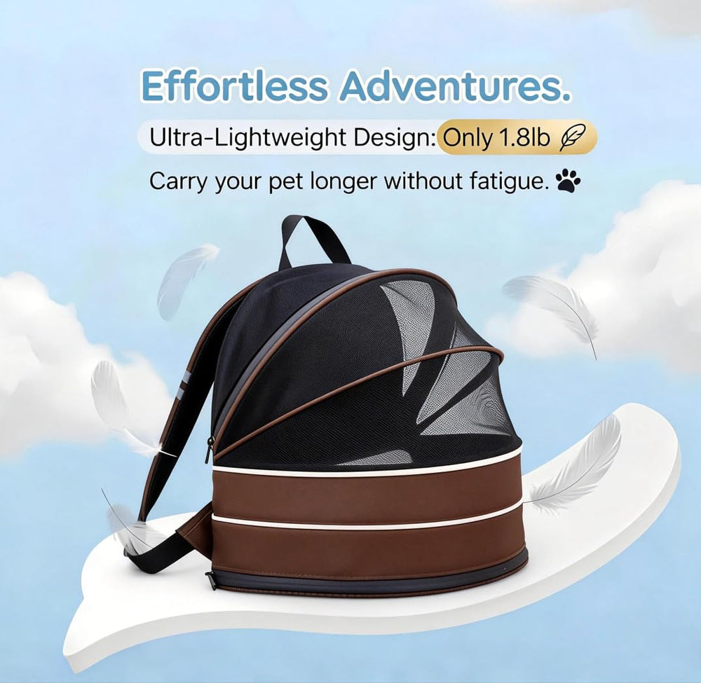 Porte-sac à dos pour chien, imperméable Oxford protégeant contre la pluie légère.