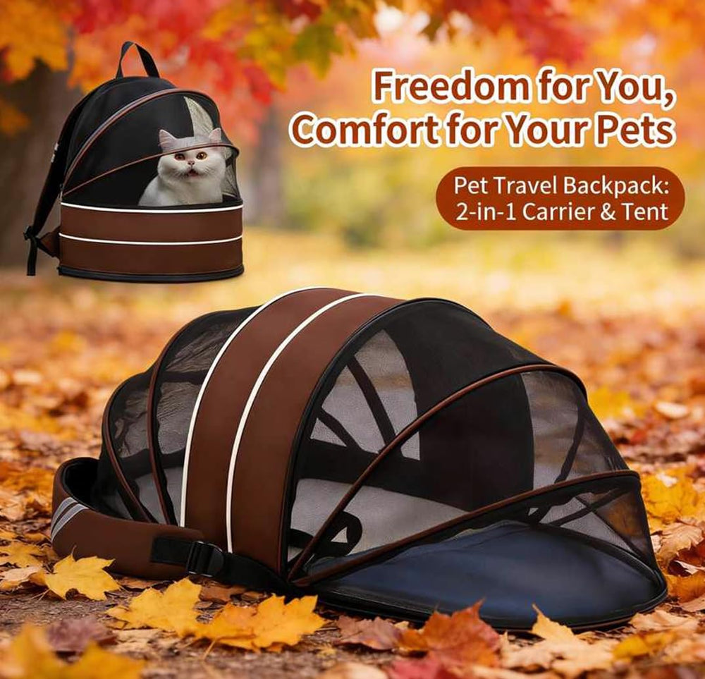 Porte-sac à dos pour chien, maillage 50%, meilleure aération.