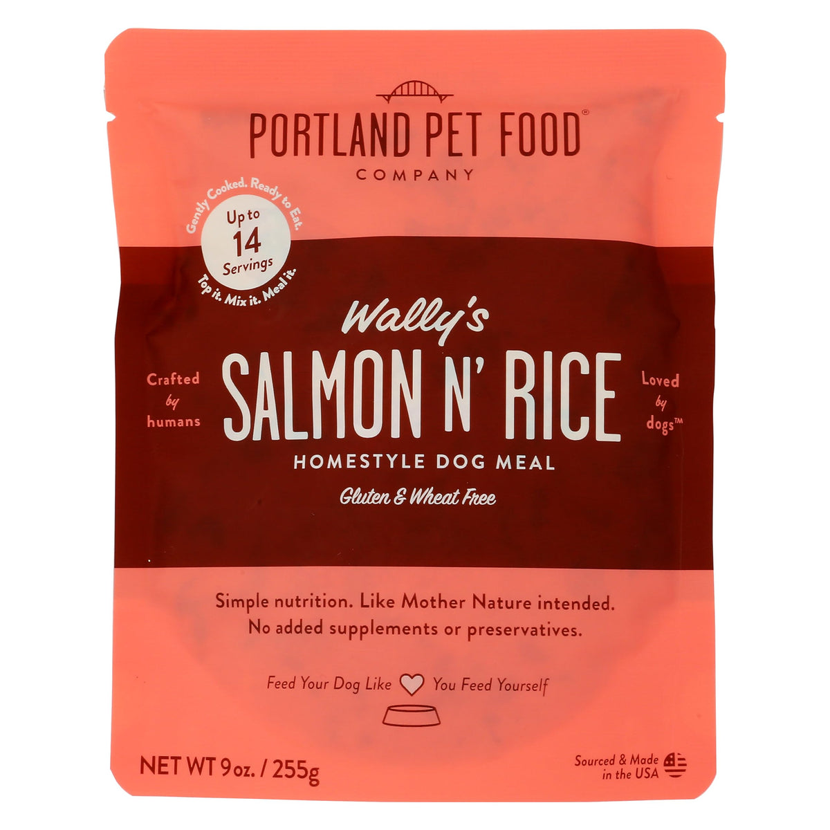 Wally's saumon et riz – emballage pratique prêt à servir