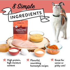 Portland Pet Food Company, poche mélange chat, rotation des saveurs avantageuse.