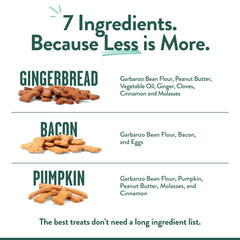 Pumpkin-treat Portland Pet Food Company, douceur naturelle avec goût de citrouille.