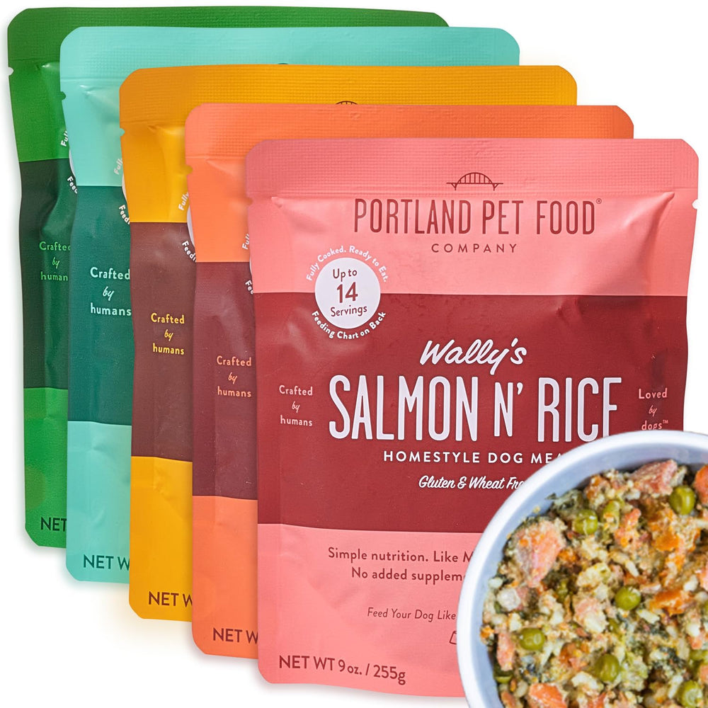Portland Poche Saumon-Riz: repas savoureux prêt à servir.
