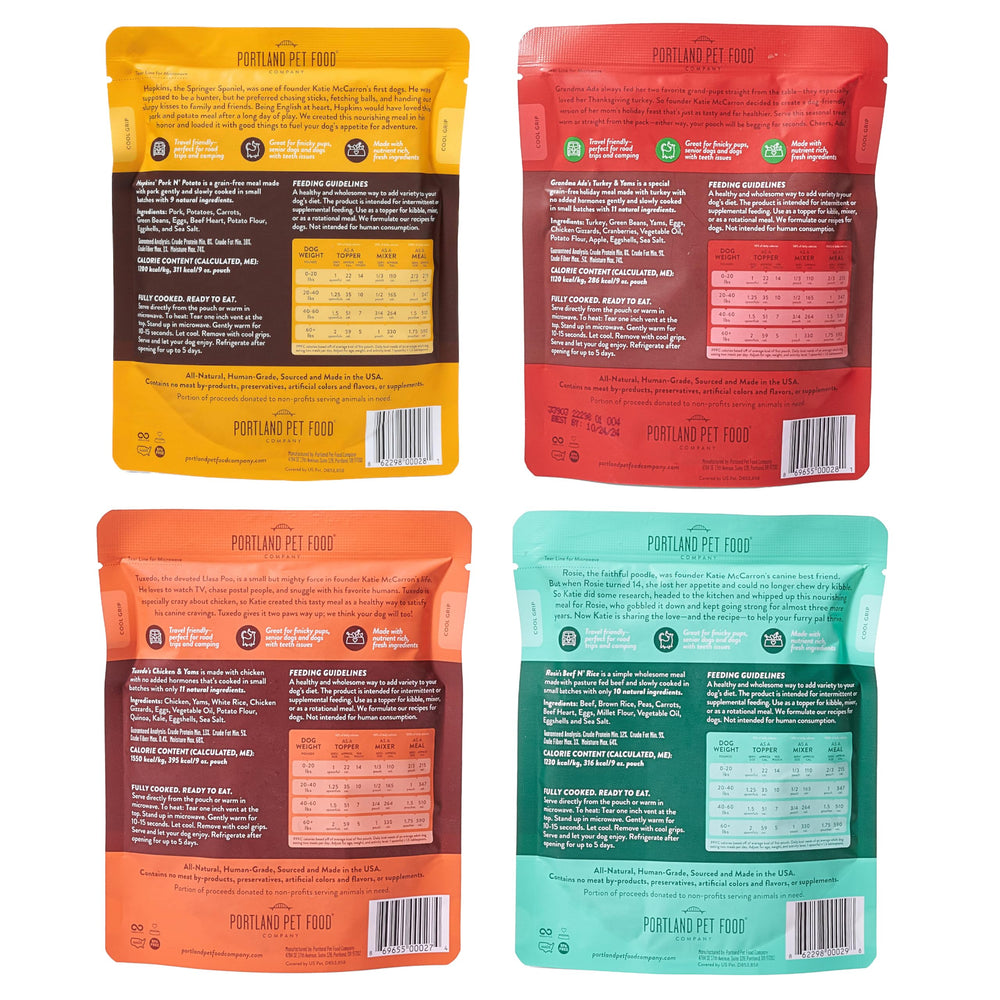 Sachet Hopkin porc et pommes de terre Portland, saveur réconfortante
