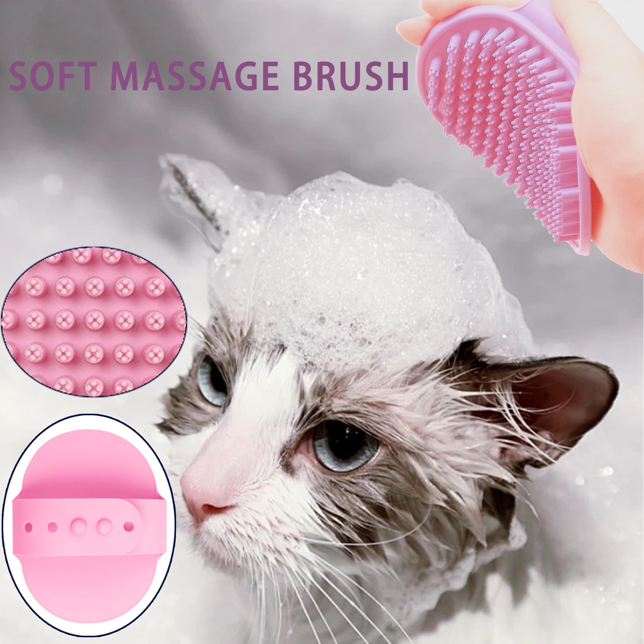 POSAPET Peigne toilettage chat – démêle et maintient un pelage soigné