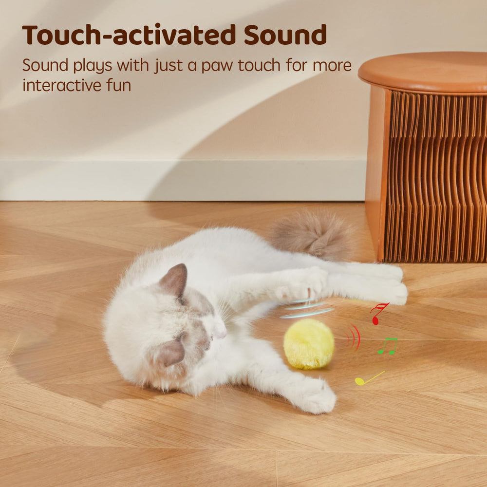 Potaroma balle-jouet-chat-chant-oiseau-3 favorise l'exercice quotidien et l'engagement.