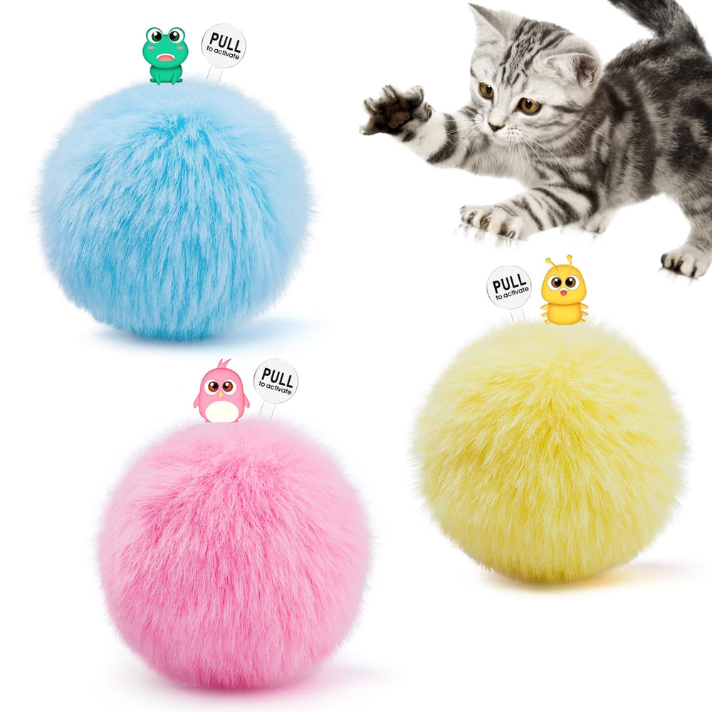 Potaroma balle-jouet-chat-sons-animaux stimule l'activité et le jeu.
