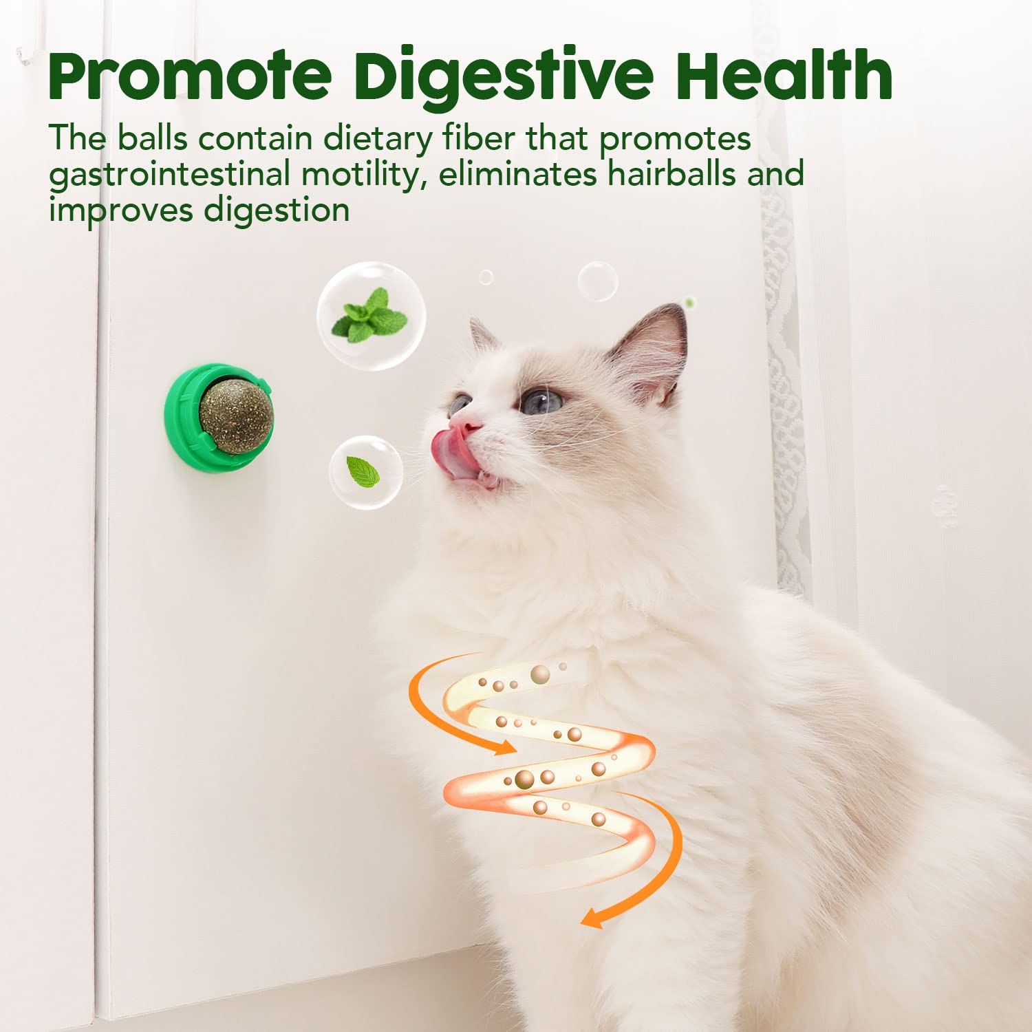 Potaroma balle fruit verveine argentée saveur pour chat.