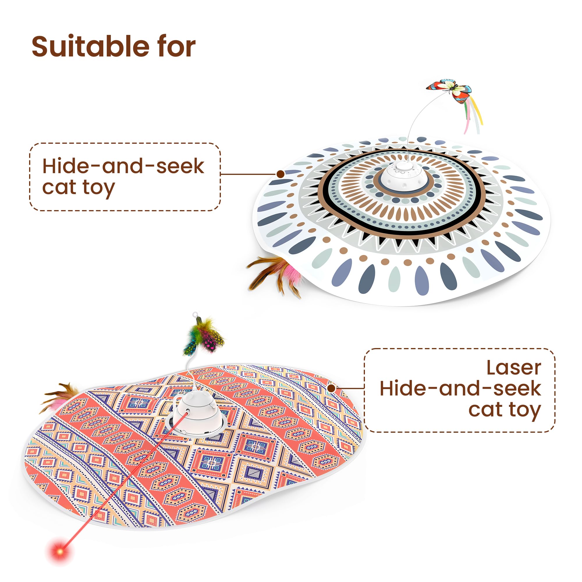 Potaroma Hide and Seek avec tassel lapin, expérience de jeu captivante.