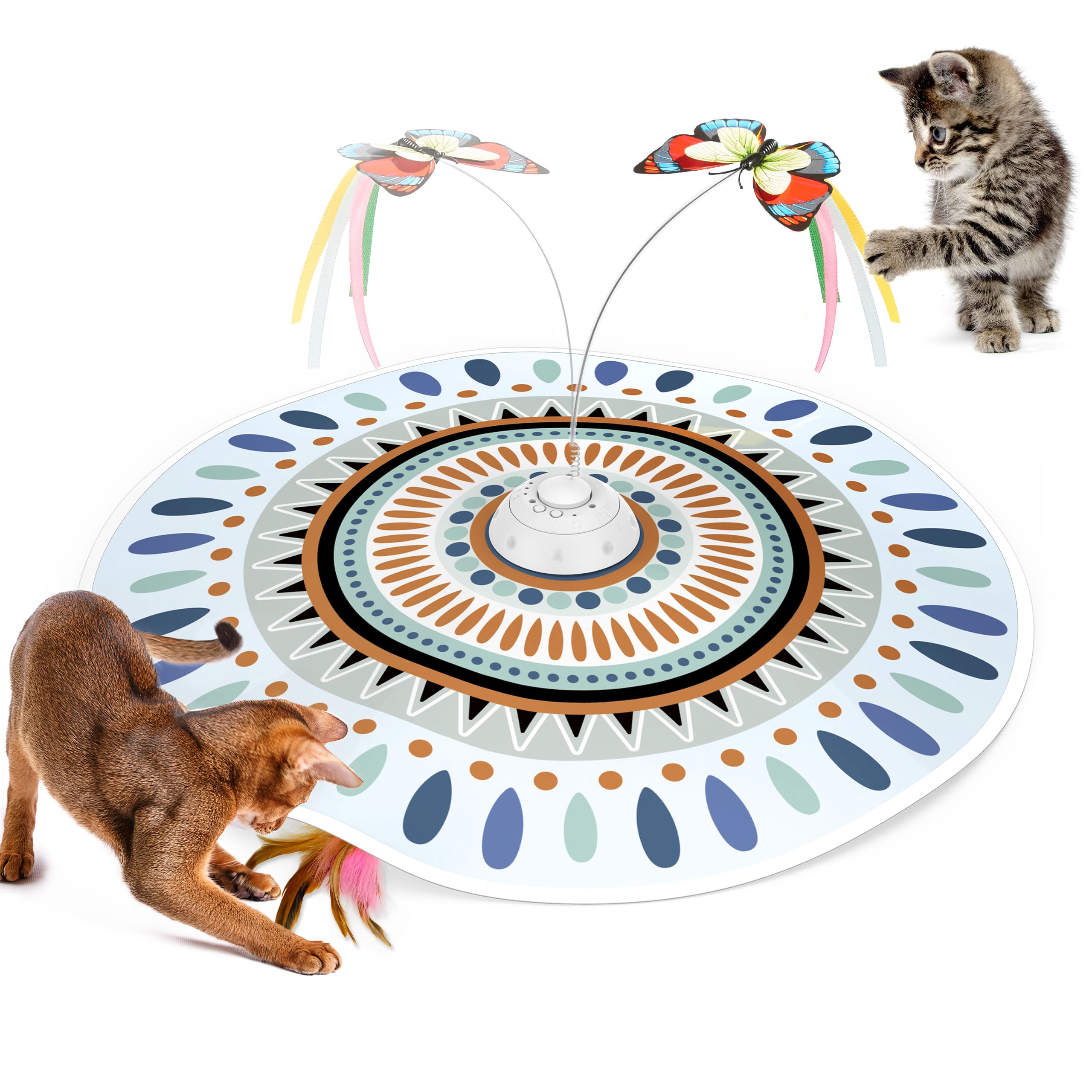 Potaroma papillon tournant, stimulation mentale et exercice du chat