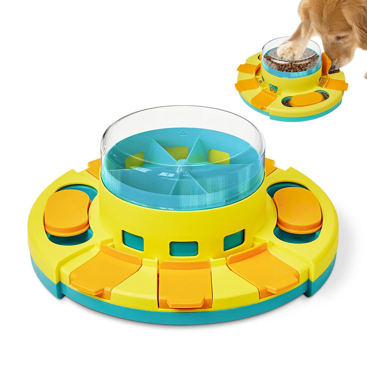 Potaroma jouet puzzle chien niveau 1 en action stimule l'intelligence