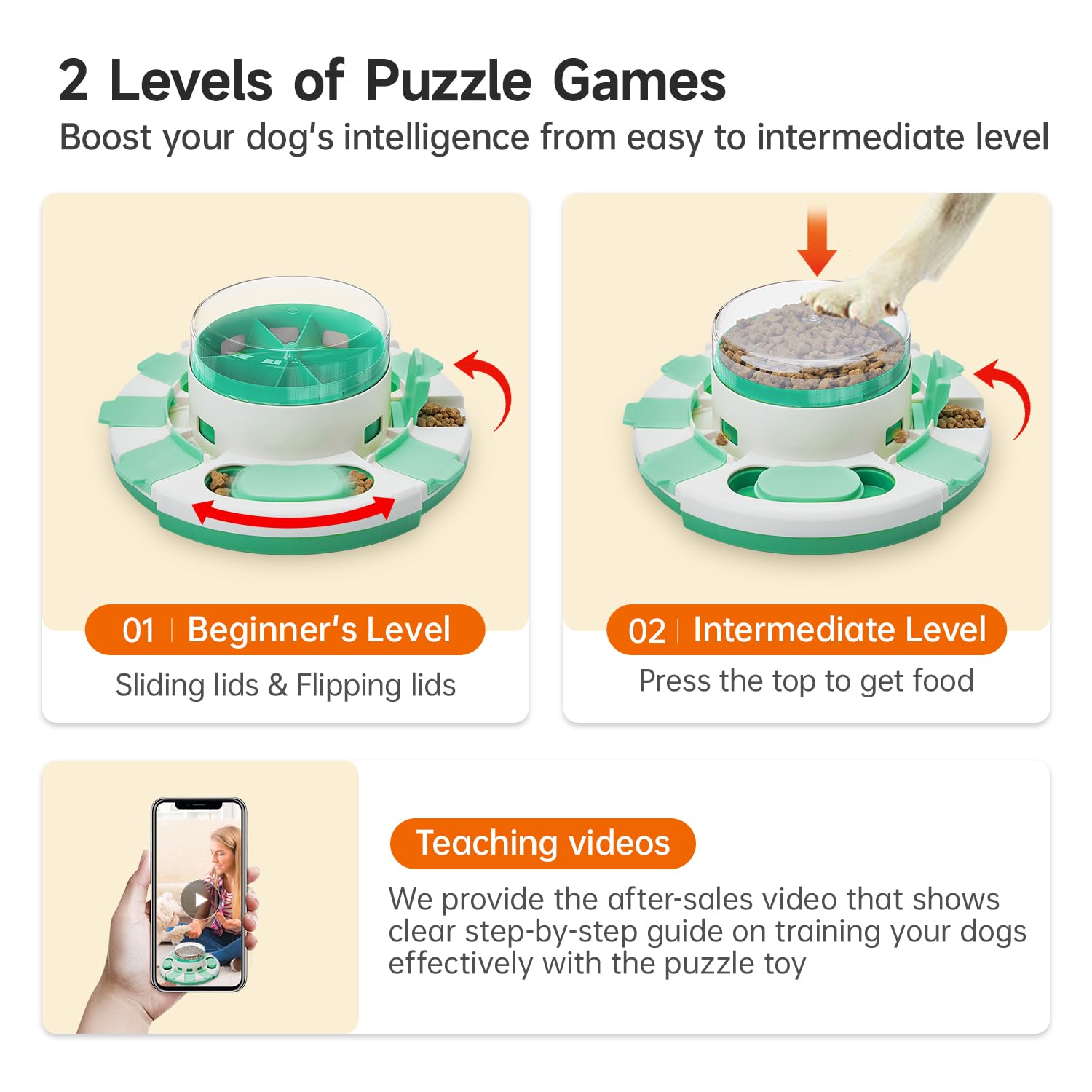 Potaroma puzzle interactif stimule intelligence canine et réduit l ennui.
