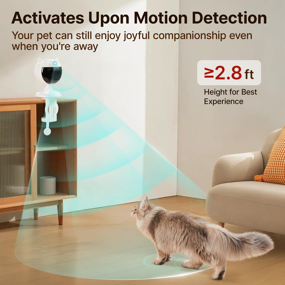 Potaroma mode capteur — déclenche le jeu dès que votre chat s’approche.