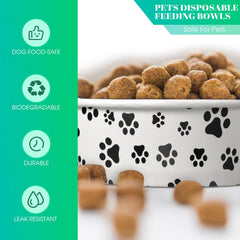 Potchen bol 12oz, motif étoiles, pratique pour repas rapides en extérieur
