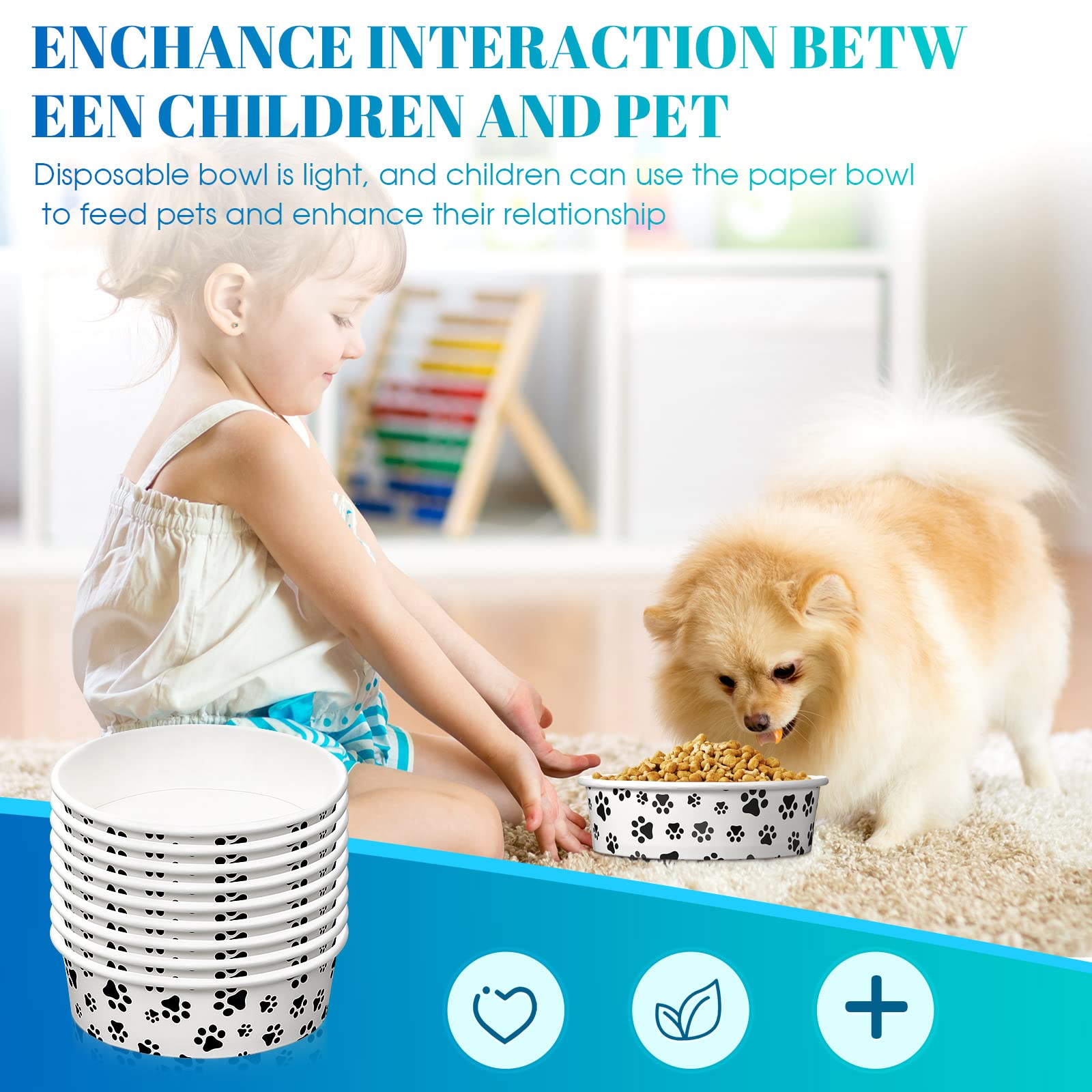 Bol Potchen portable, parfait pour voyage ou pique-nique avec animaux.