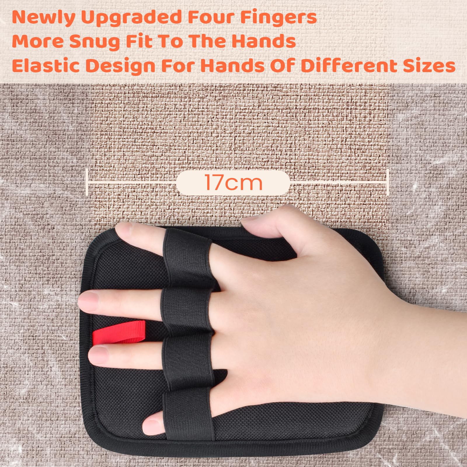 Gants Poutilor offrent une prise confortable lors du brossage.