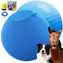 Povee Happypaw balle berger 18po en action, jeu de poursuite pour chiens.