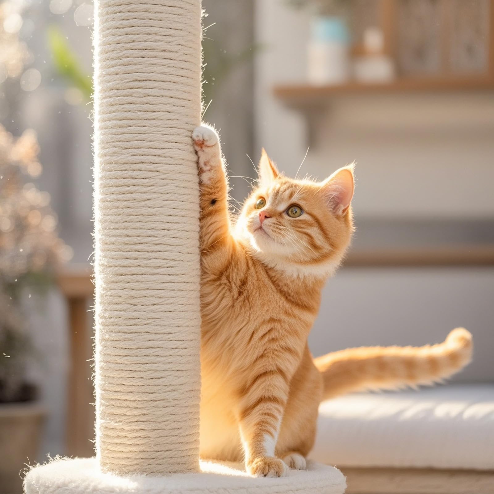 PowerKing poteau sisal durable pour longévité.