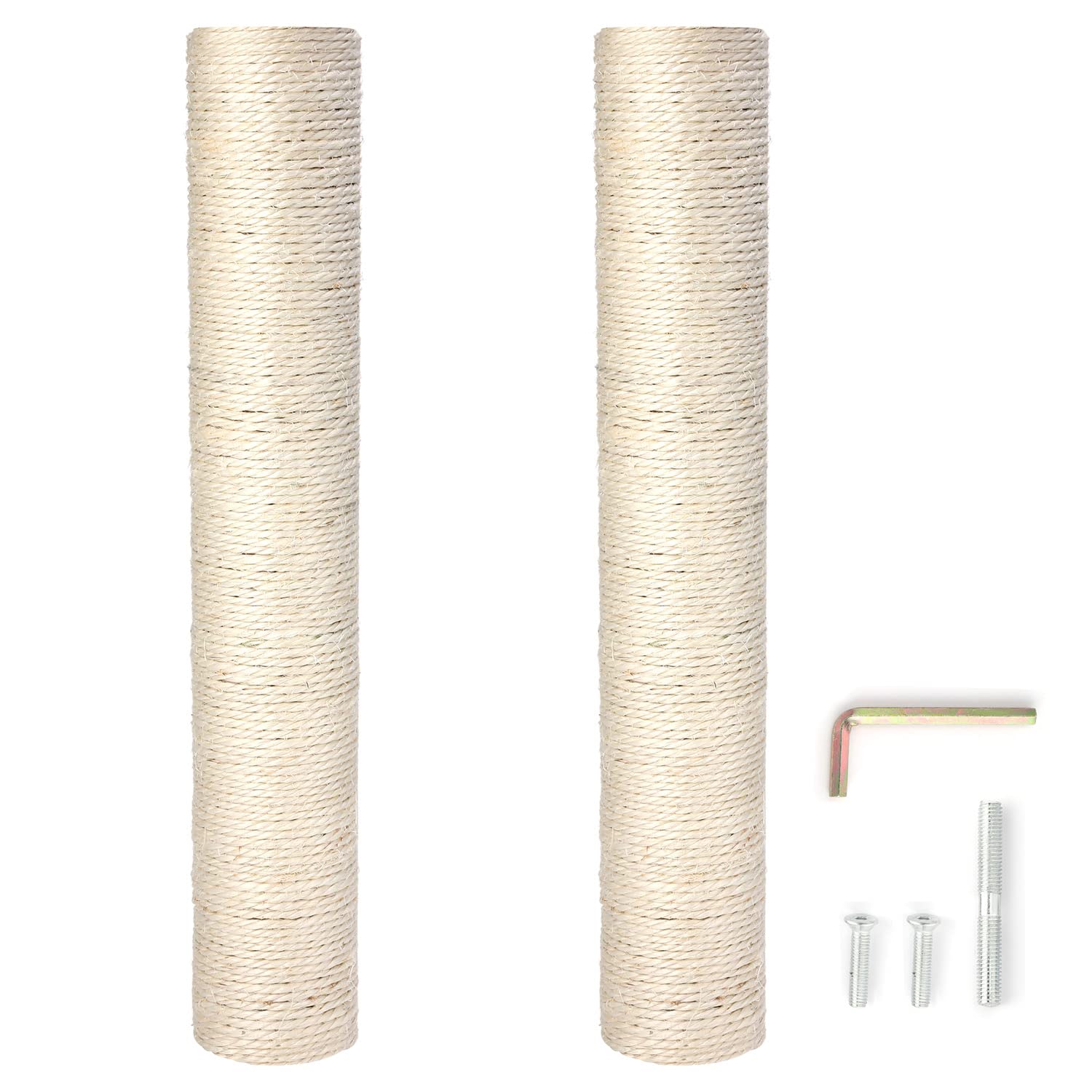 PowerKing poteau sisal naturel pour griffage durable du chat.