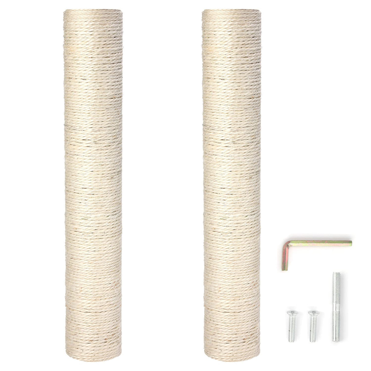 PowerKing poteau sisal naturel pour griffage durable du chat.