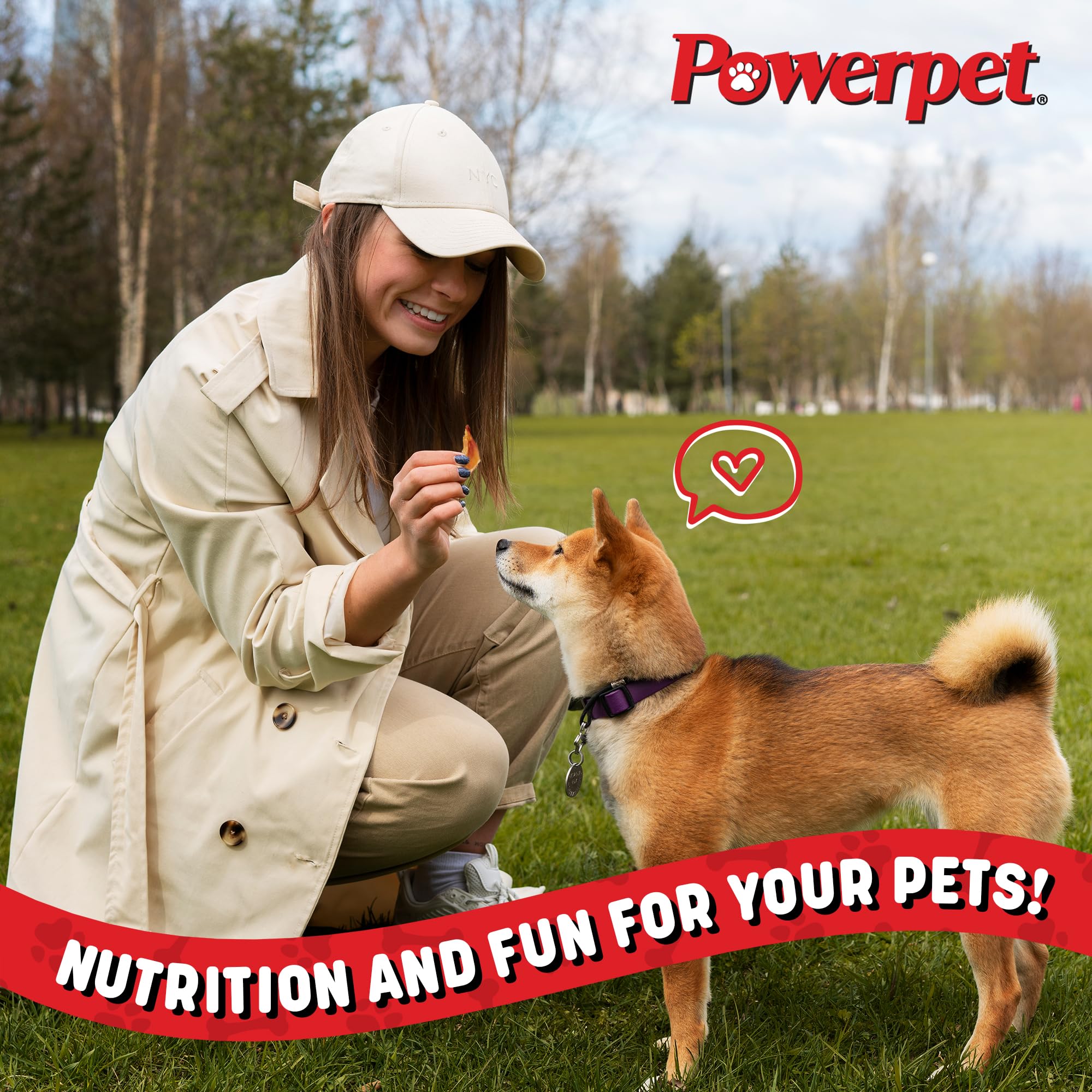 Powerpet Morceaux bâton à mâcher pack 450 g pratique et économique.