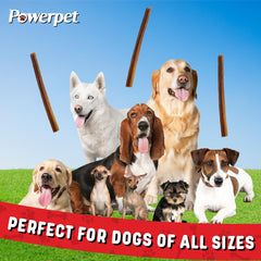 Powerpet bâtonnet bully élevé en protéines et faible en graisses, idéal pour un régime équilibré.
