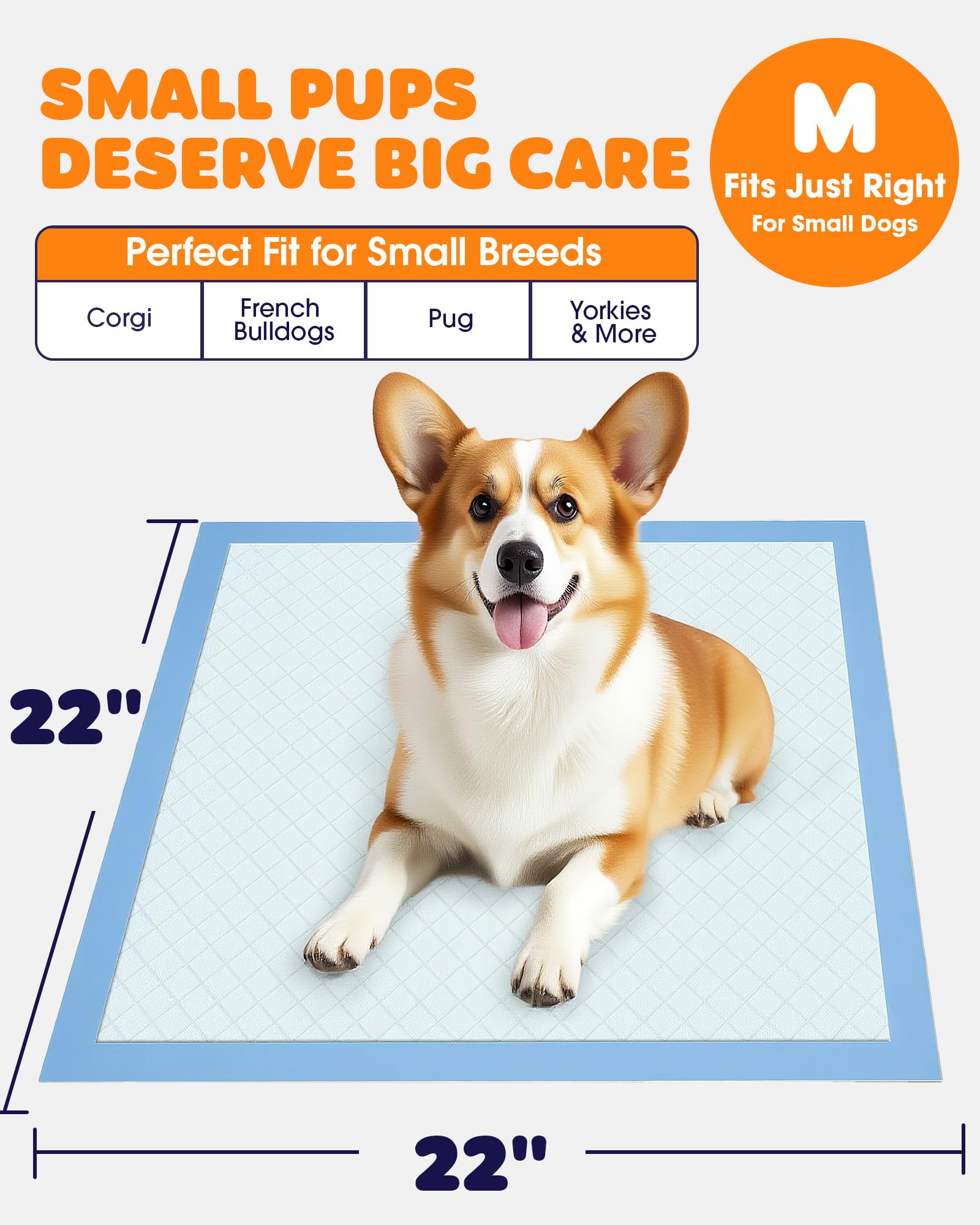 Powools tapis chiots 6 couches: grande capacité d’absorption quotidienne.