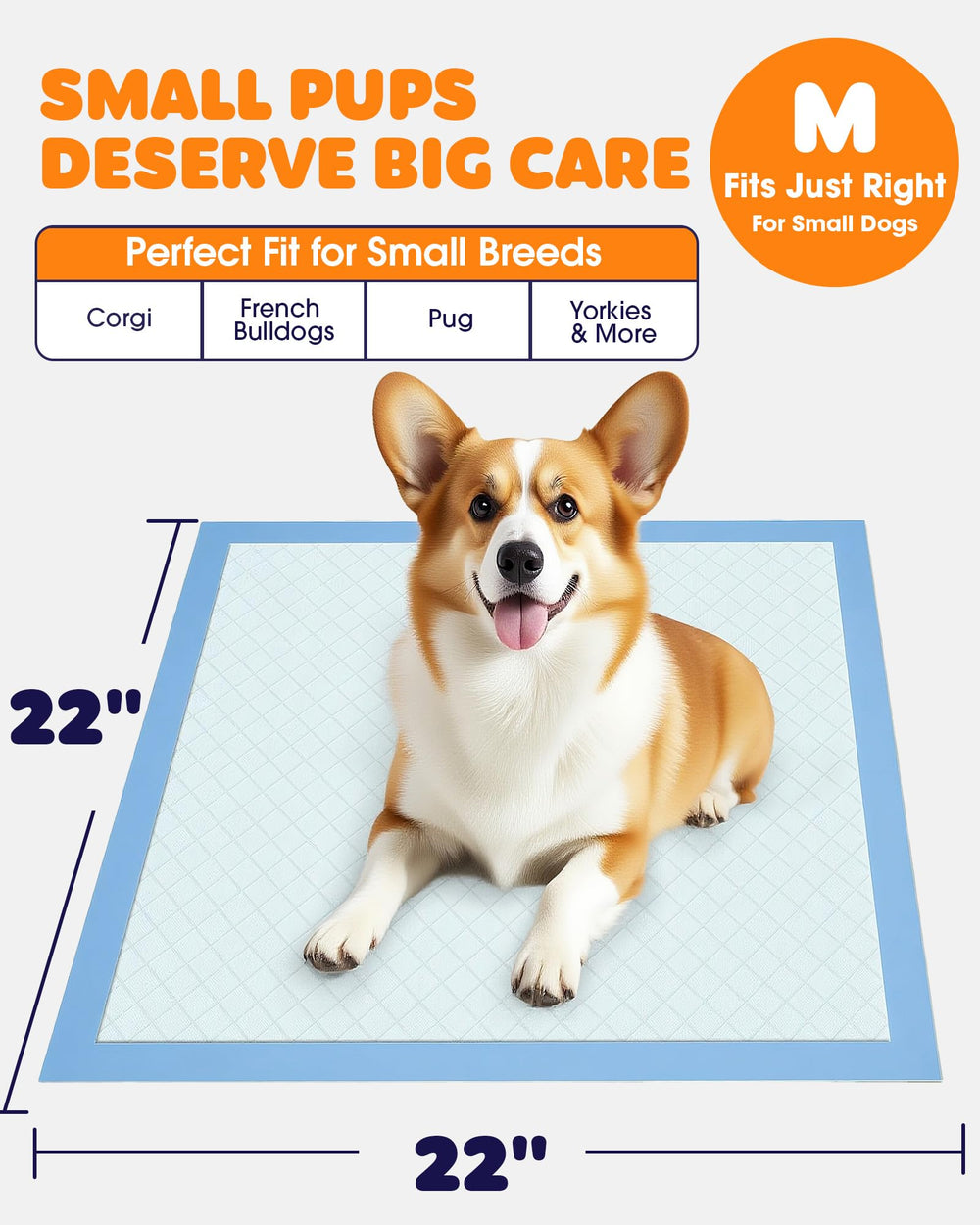 Powools tapis chiots 6 couches: grande capacité d’absorption quotidienne.