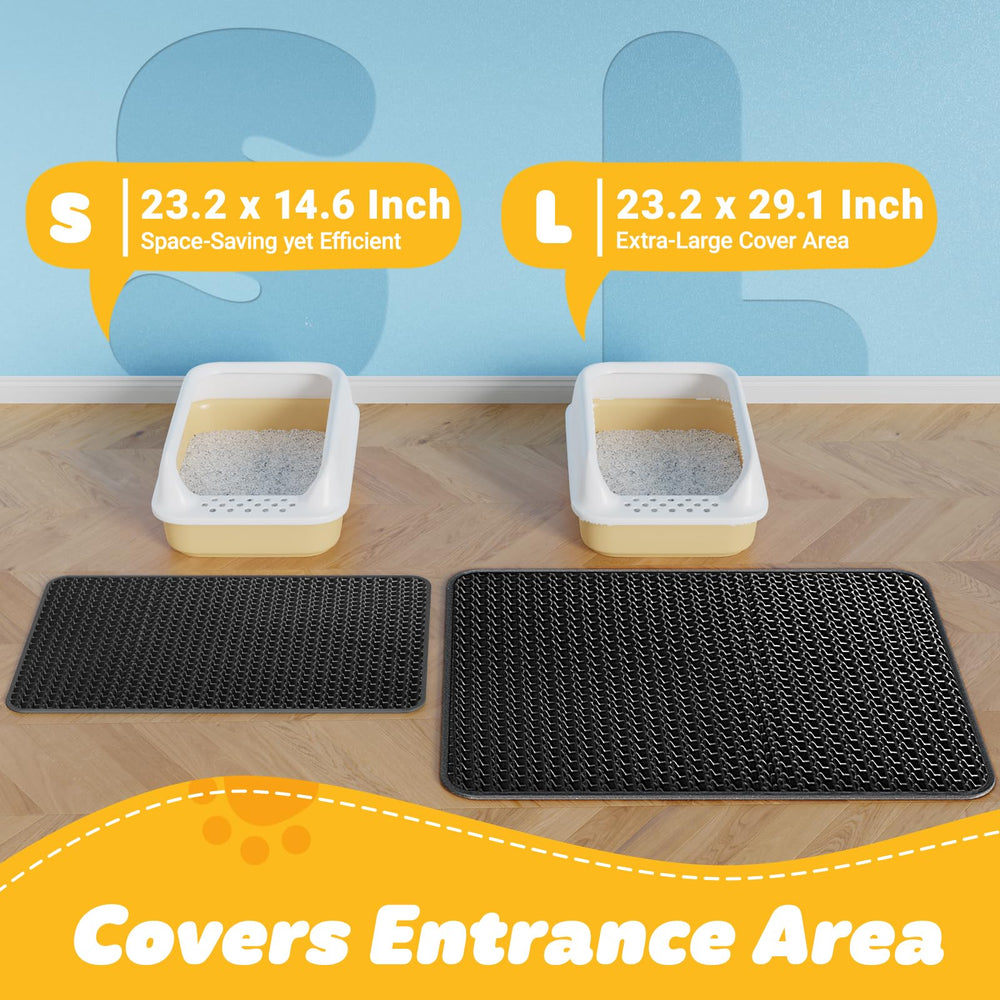 Powools tapis litière imperméable protège le sol et évite les taches.