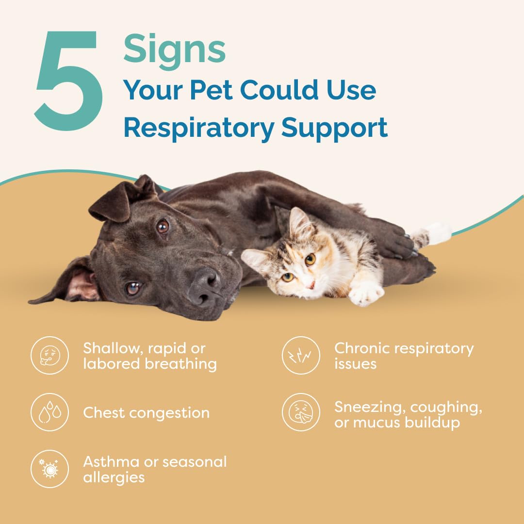 Gélules PranaPets – soutien respiratoire doux pour chiens et chats.