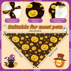 Bandanas Preboun Halloween chat noir, allure ludique pour portraits et événements