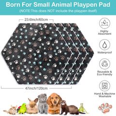 Preboun liner imperméable 24 pouces, idéal pour litière et couchage propres.