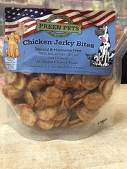 Preen Pets bouchées poulet texture croquante : plaisir sain pour chiens actifs.