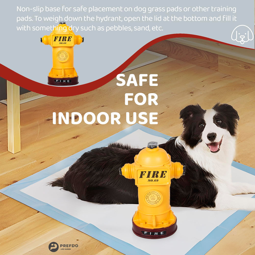Prefdo Potty Fire Hydrant taille-mini: adapté aux petits chiens et déplacements faciles.