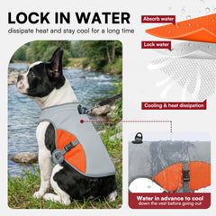 Bande réfléchissante sur gilet chien Preferhouse, visibilité nocturne améliorée