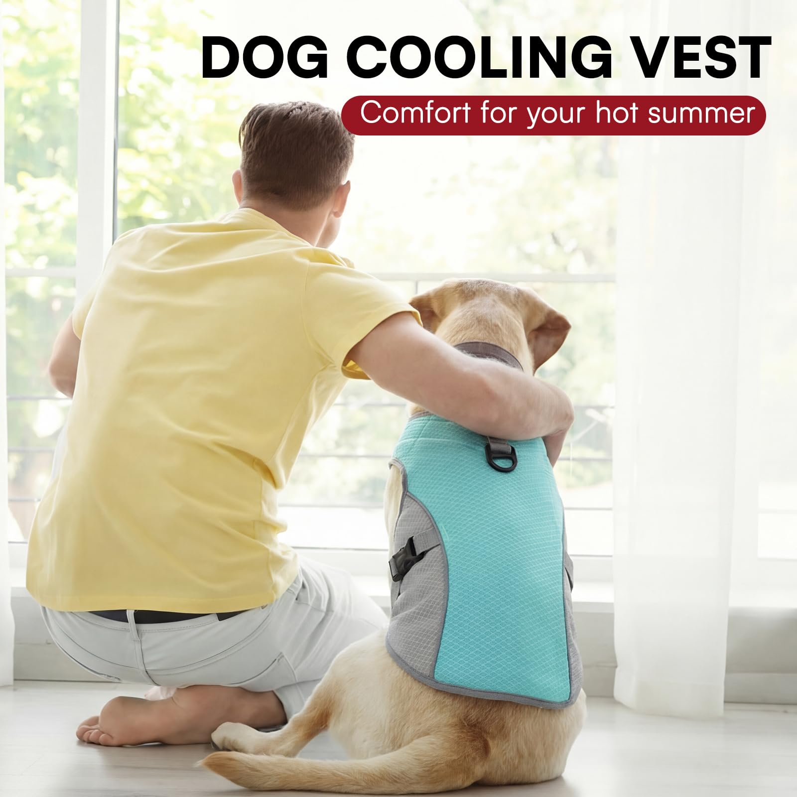 Preferhouse lavage facile veste chien bleu taille XL, entretien rapide.
