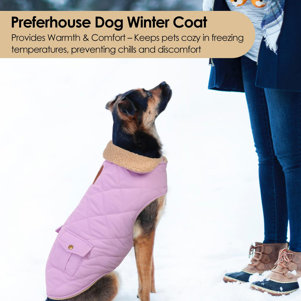 Fermeture auto-agrippante et trou harnais du manteau Preferhouse pour chien