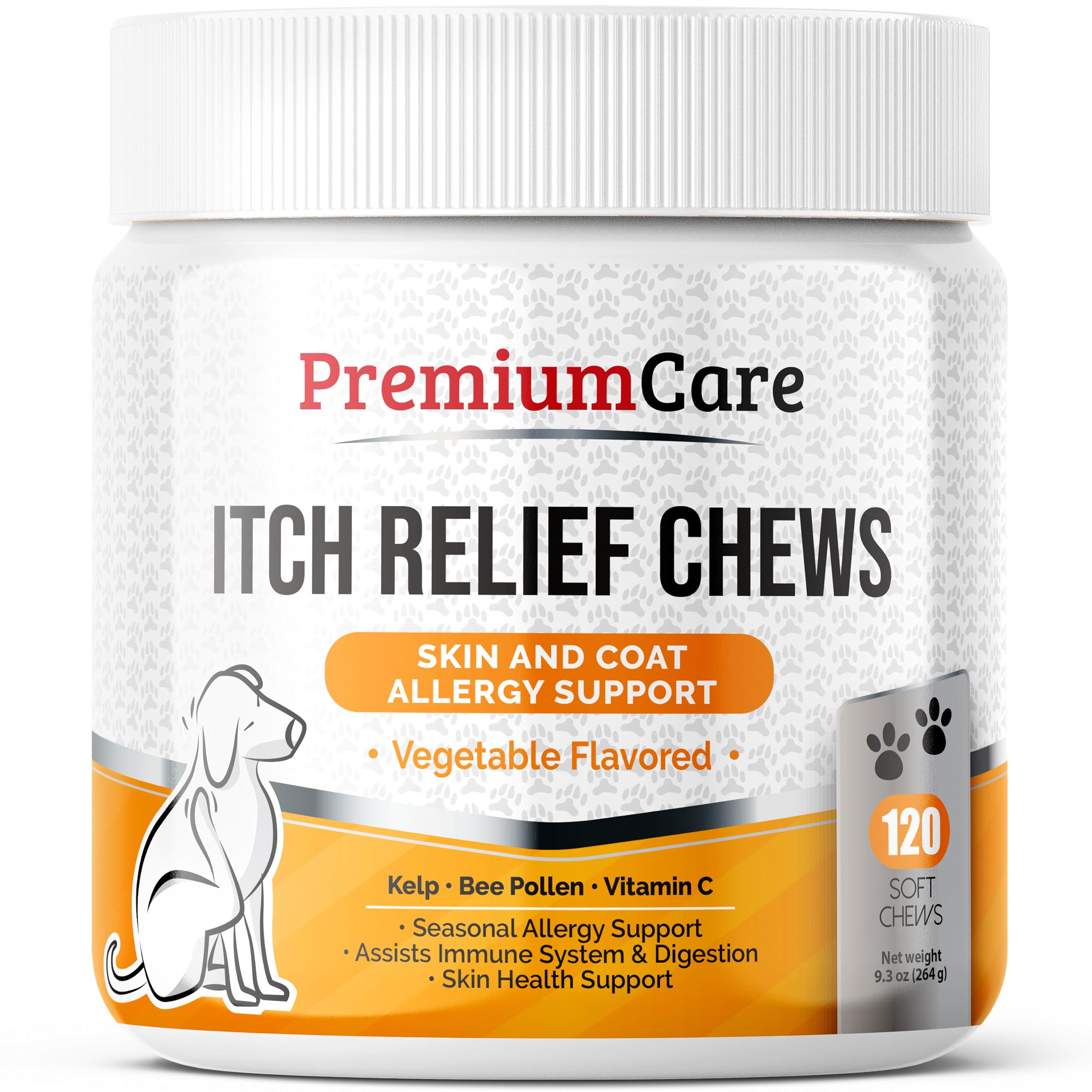 Premium Care friandises allergie chien: soutien immunitaire et rééquilibre de la peau.