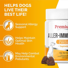 Premium Care renforcement immunitaire chien: aide à la réponse immunitaire et au confort.