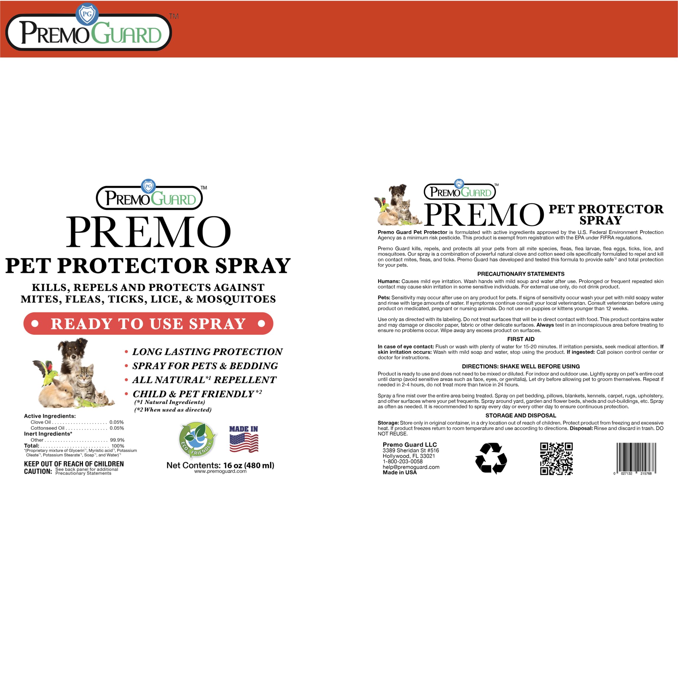 Premo Guard usage familial paisible, protection quotidienne.