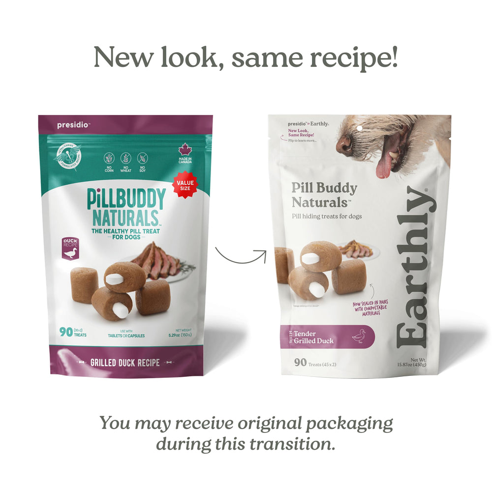 Cache-pilules Presidio Pill Buddy Naturels au canard sans effort