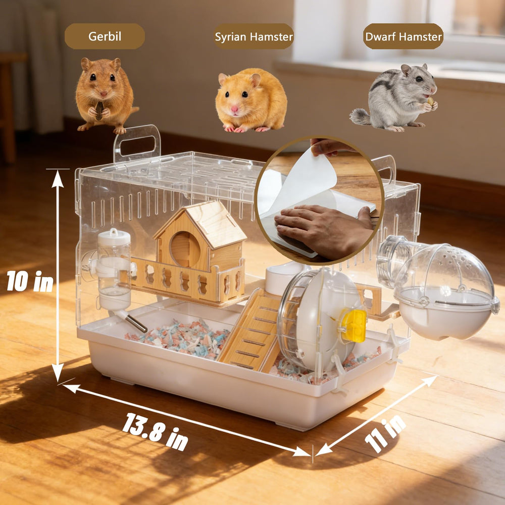 Cage Pretoee présentant des éléments résistants et des surfaces ventilées