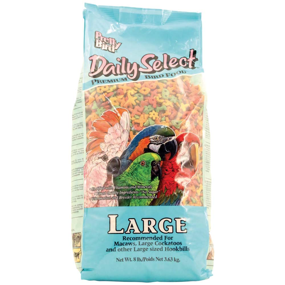 Pretty Bird Daily Select pour grandes perruches - emballage pratique pour l'alimentation quotidienne.