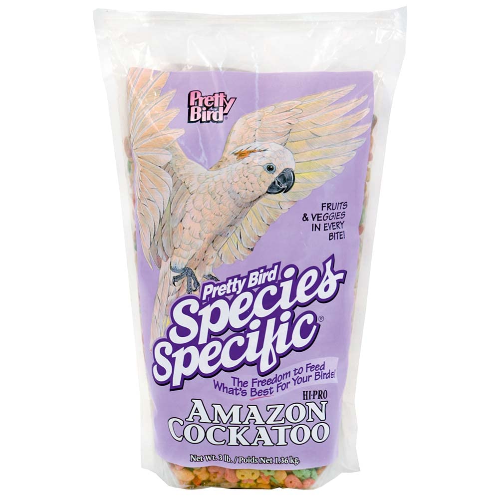 Pretty Bird Hi-Pro pour cacatoès, sac 20 lb, soutien nutritionnel et énergie