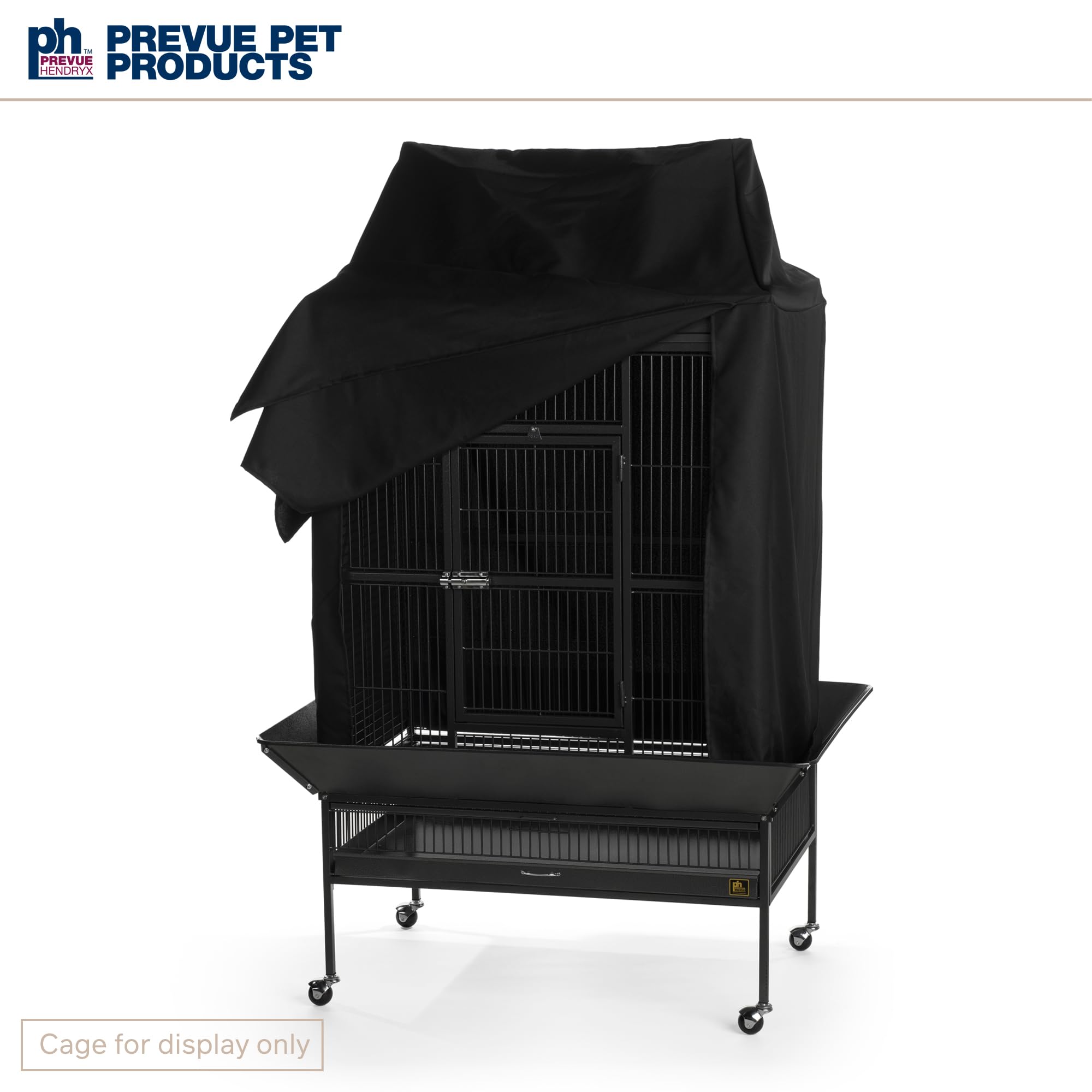 Couverture universelle Prevue Hendryx pour cages jusqu'à 91 cm × 61 cm × 125 cm.