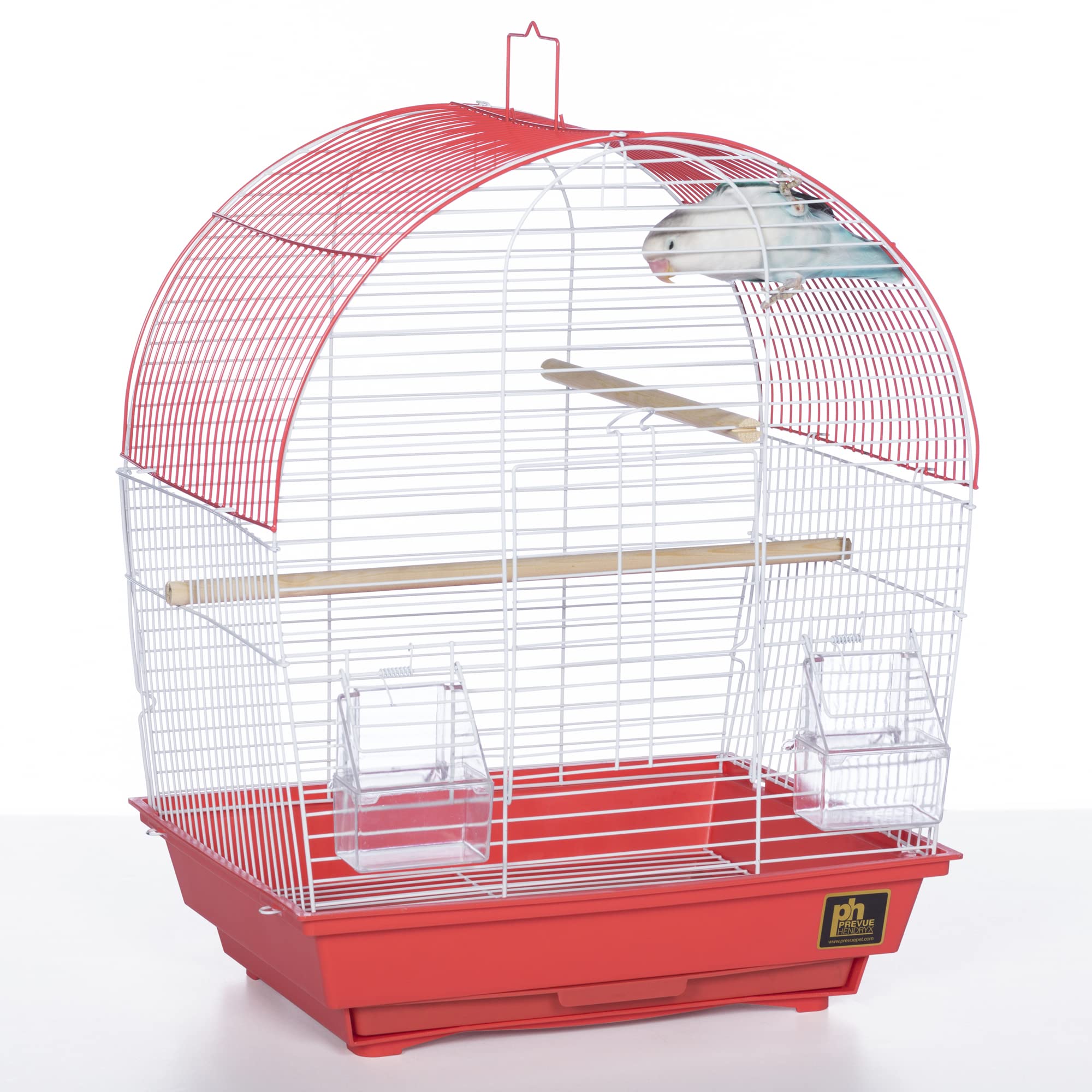 PH Prevue Hendryx South Beach Coral, dimensions optimales pour petits oiseaux et rangement