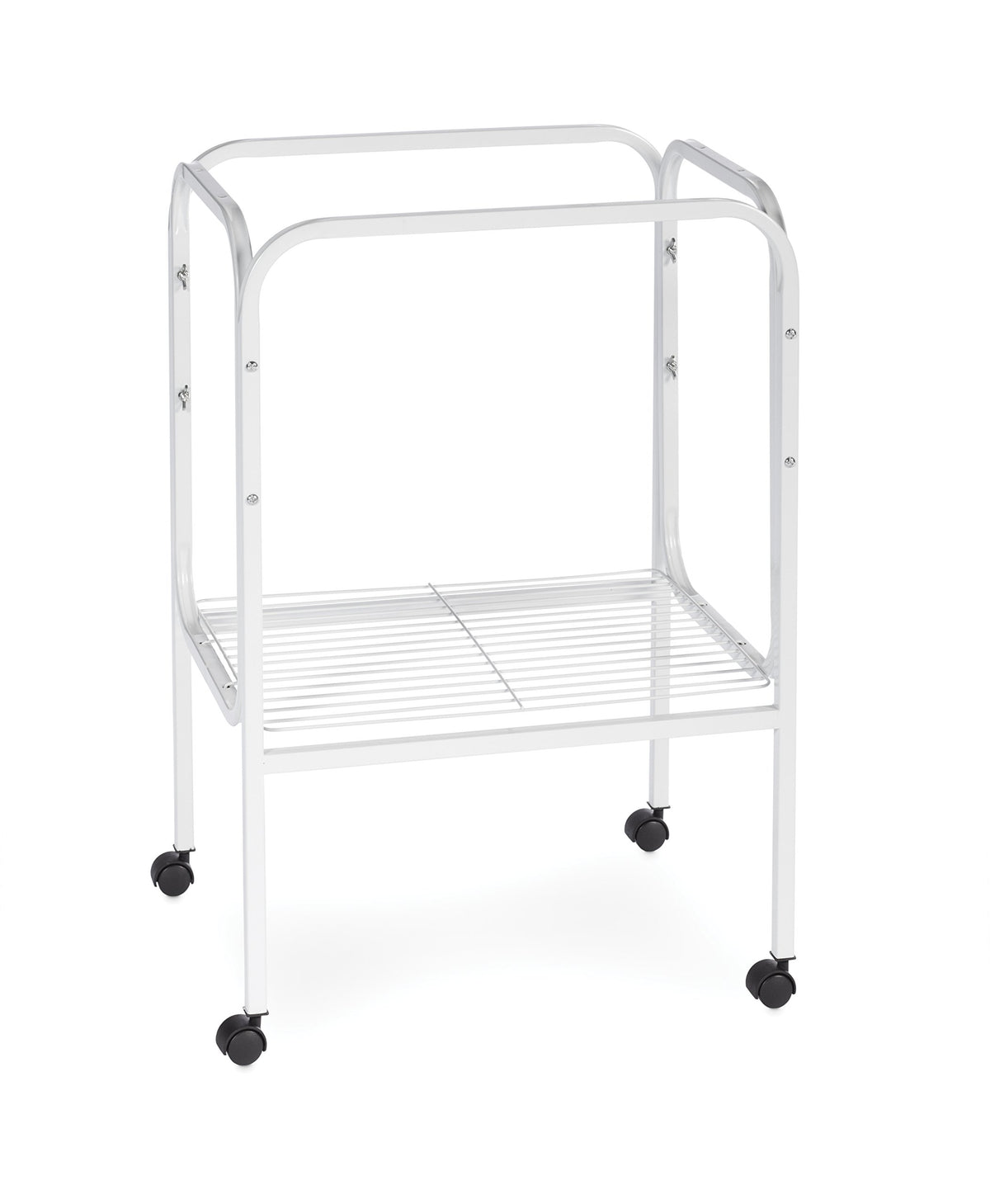 Prevue Pet Products: support avec roulettes facilitant le déplacement de la cage.